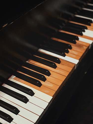 musical instrument close up photography of black piano leisure activities